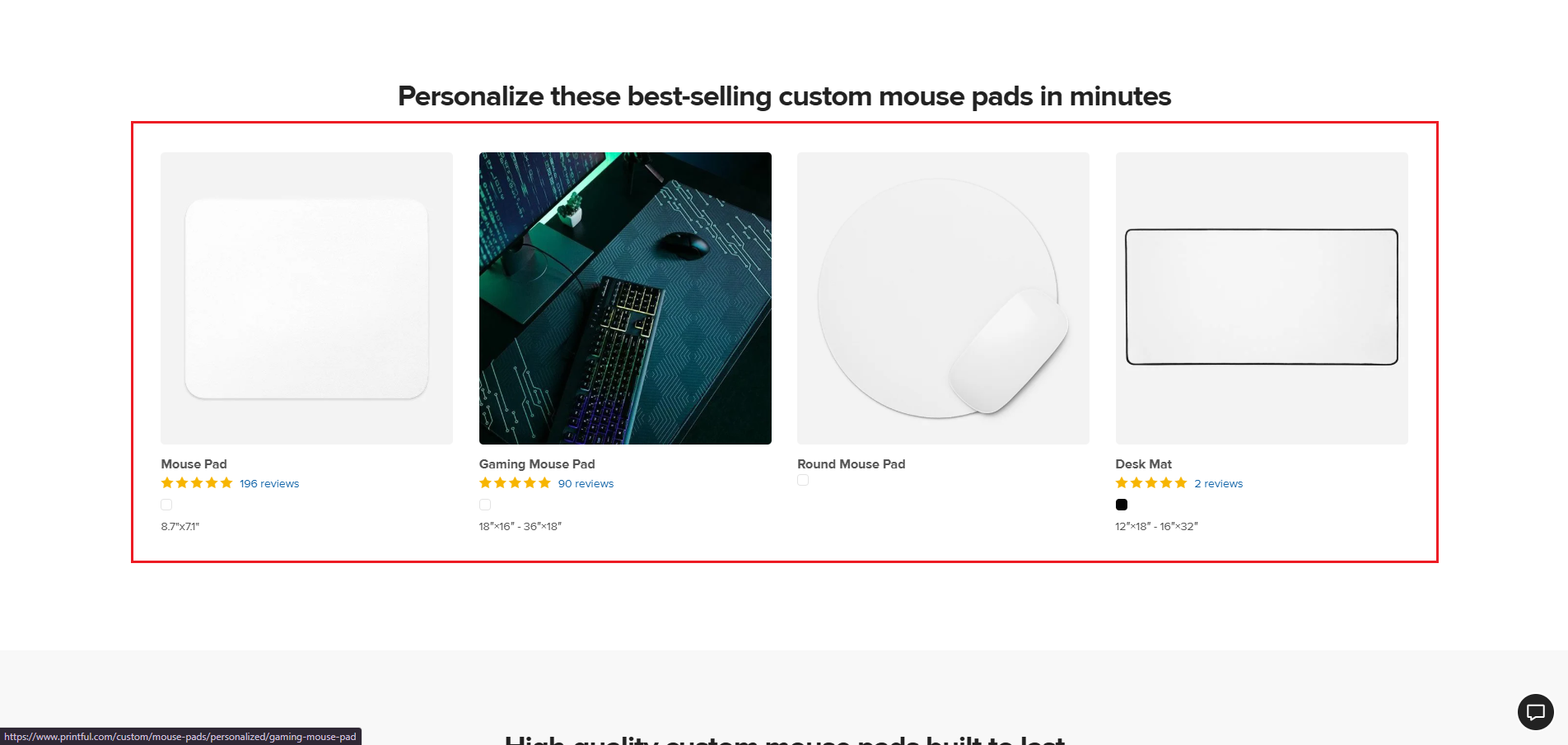 Select a product