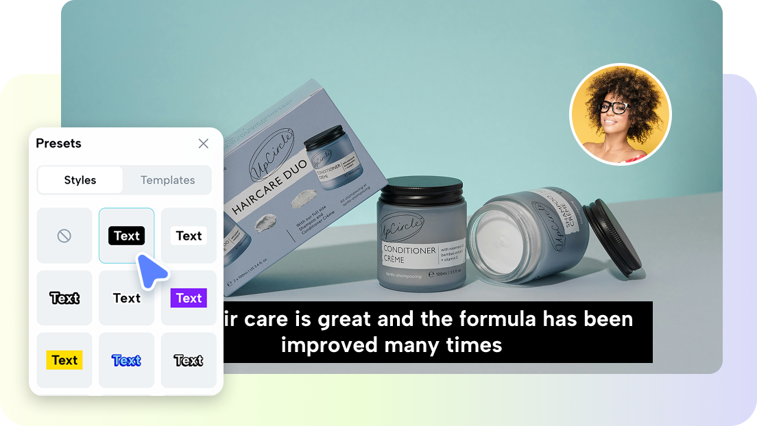 Tvorba avatarů a titulků.