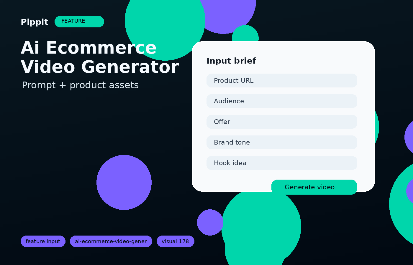Ai Ecommerce Video Generator turn rough inputs into a ready video direction visual