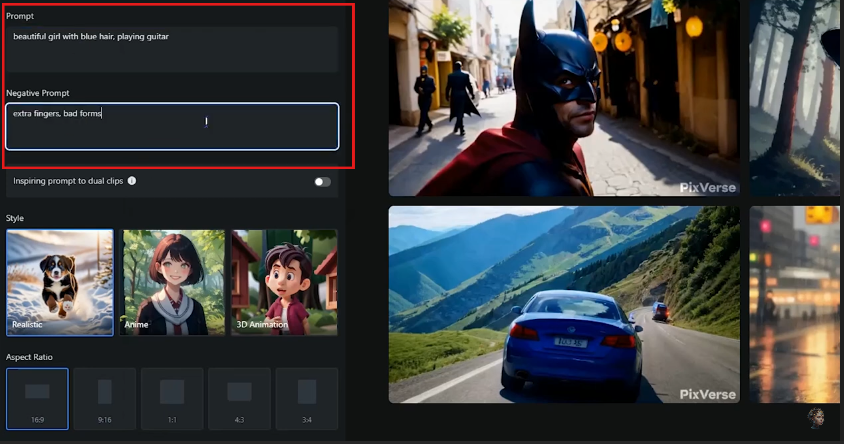 Haiper AI görüntüden videoya