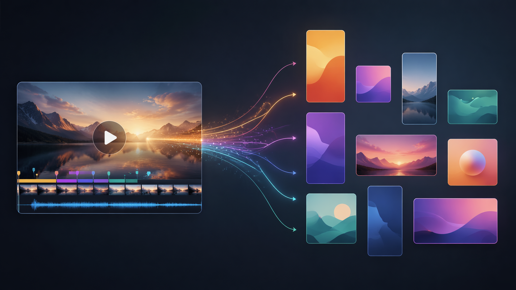 AI content repurposing video cover image