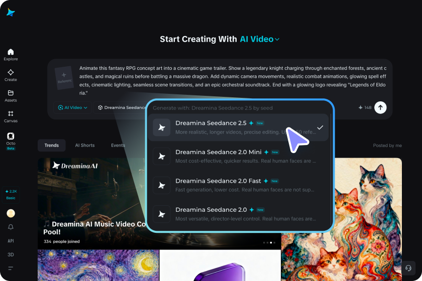 Customize settings and generate