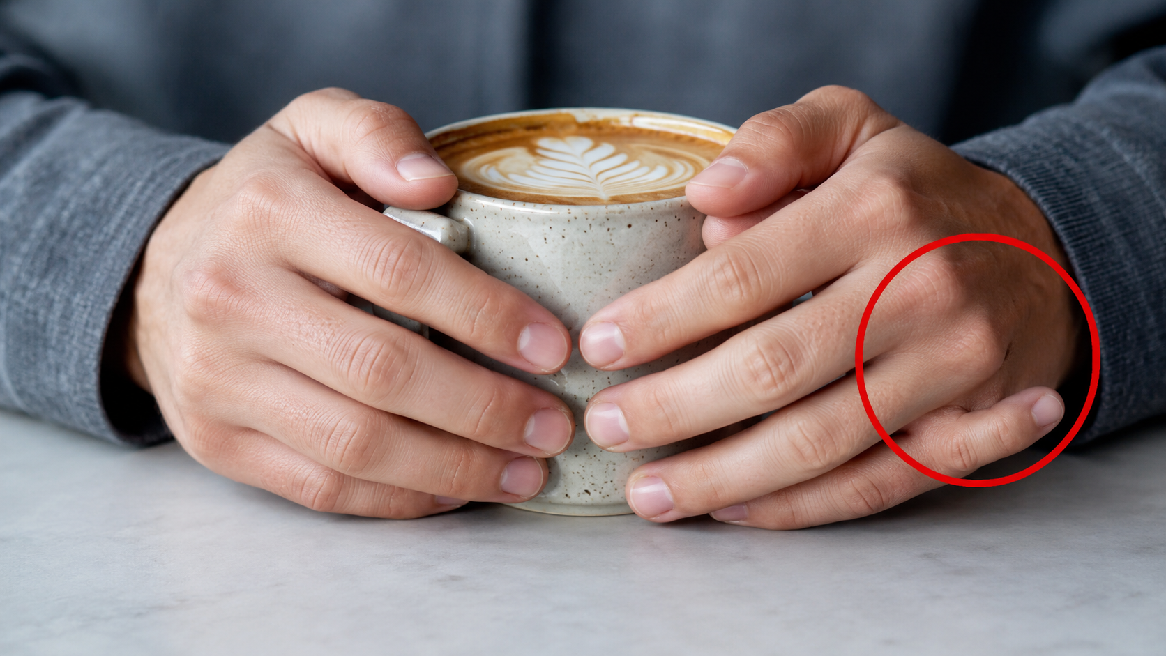 Distorted AI hands