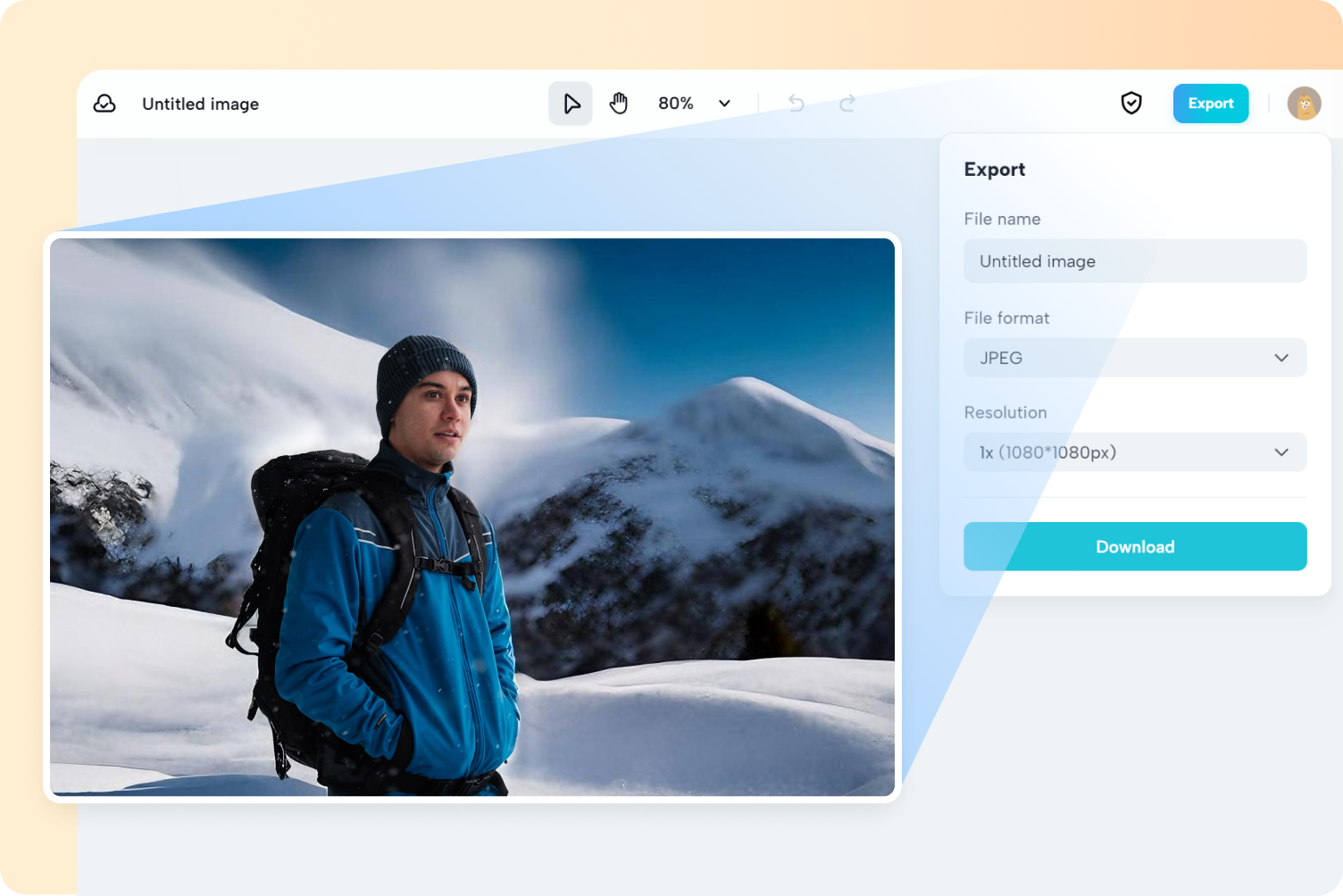 Krok 3: Export a sdílení