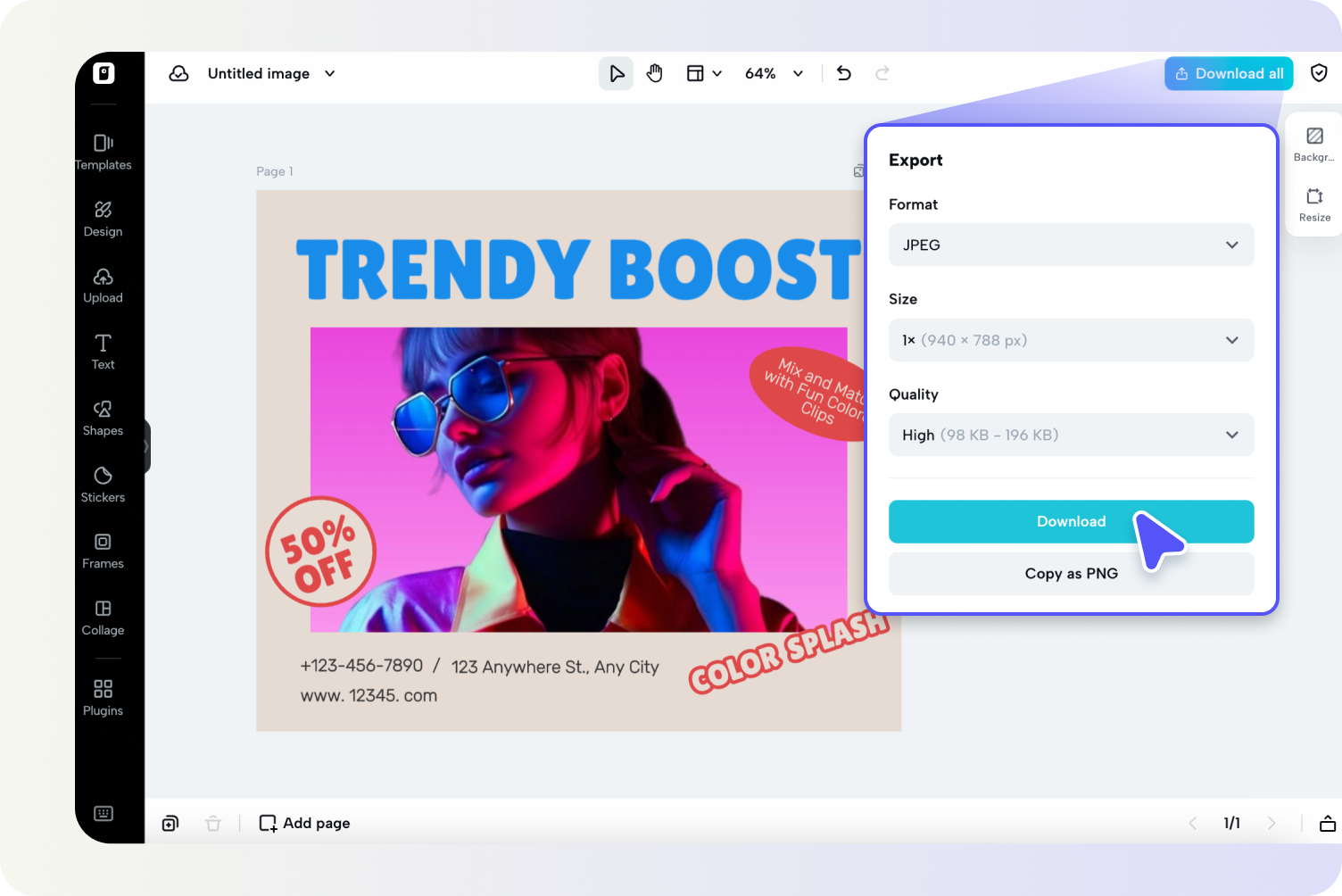 Download the layout