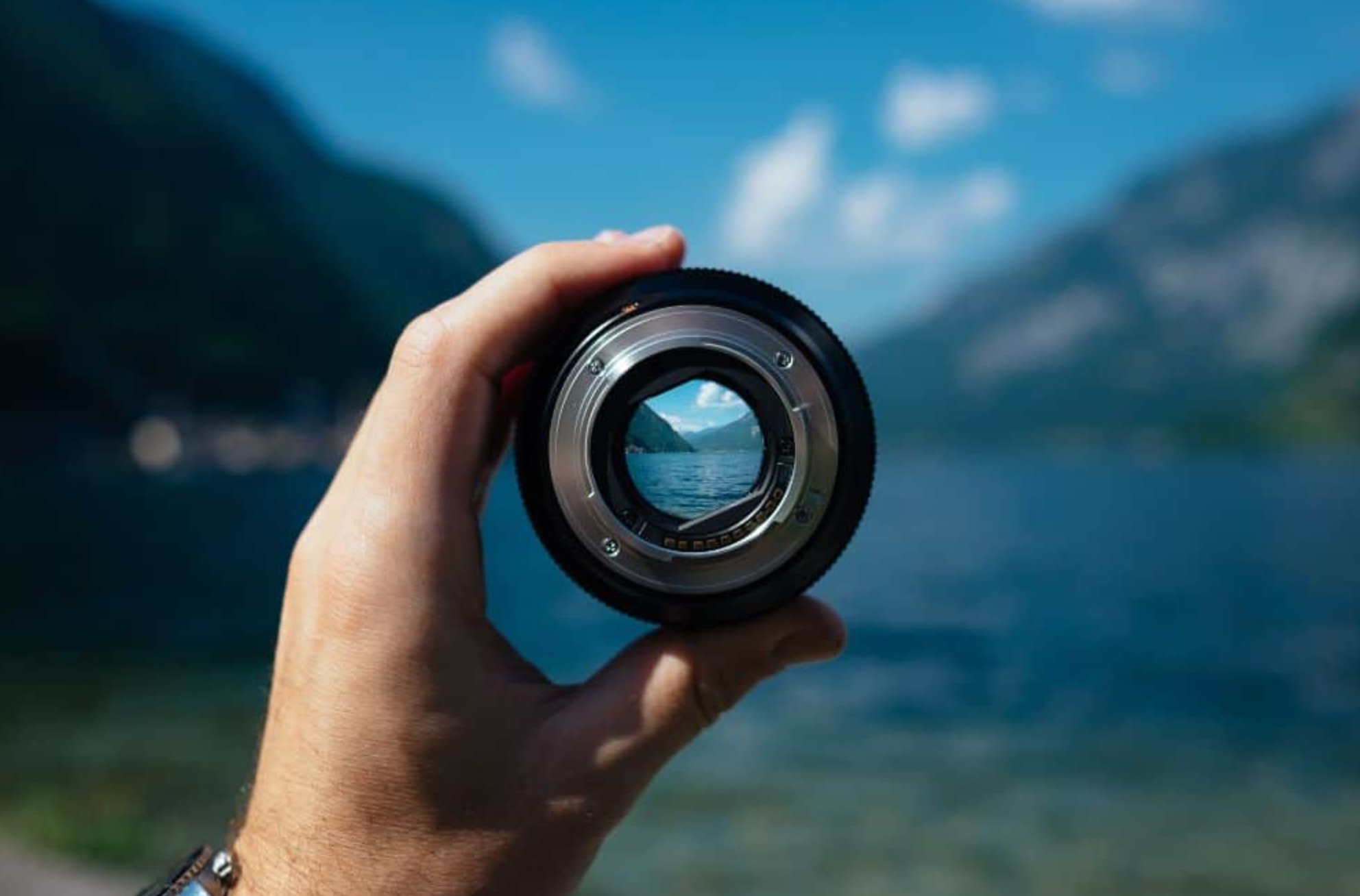 Which gear is needed for photographing flat lays: Camera lens