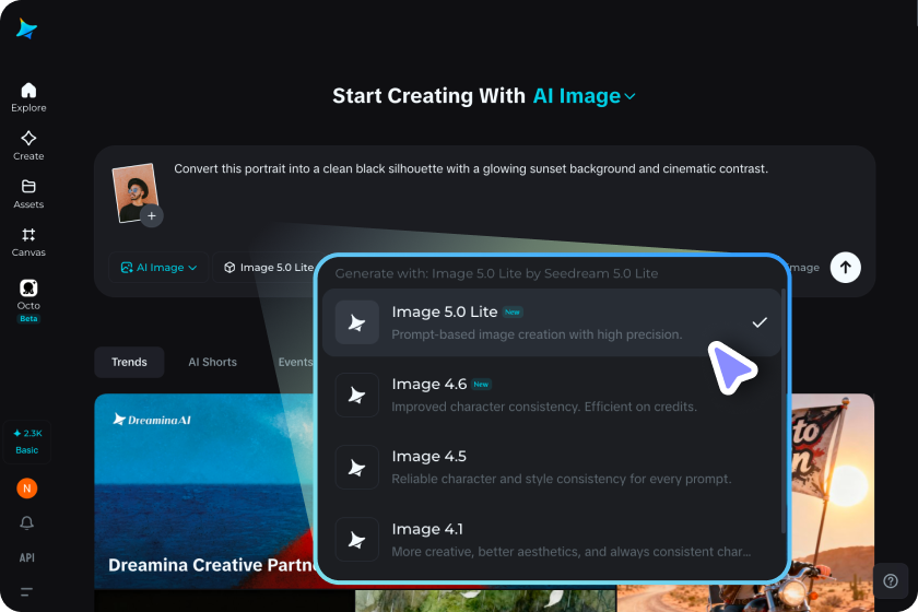 Customize settings and generate