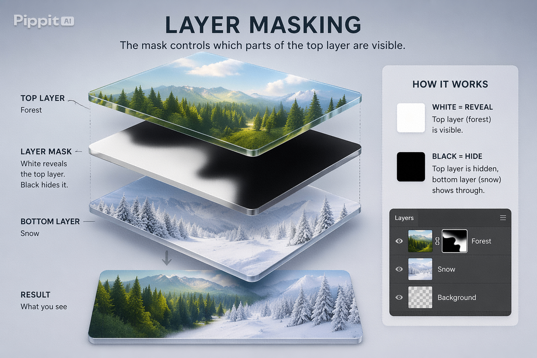Layer mask in Photoshop
