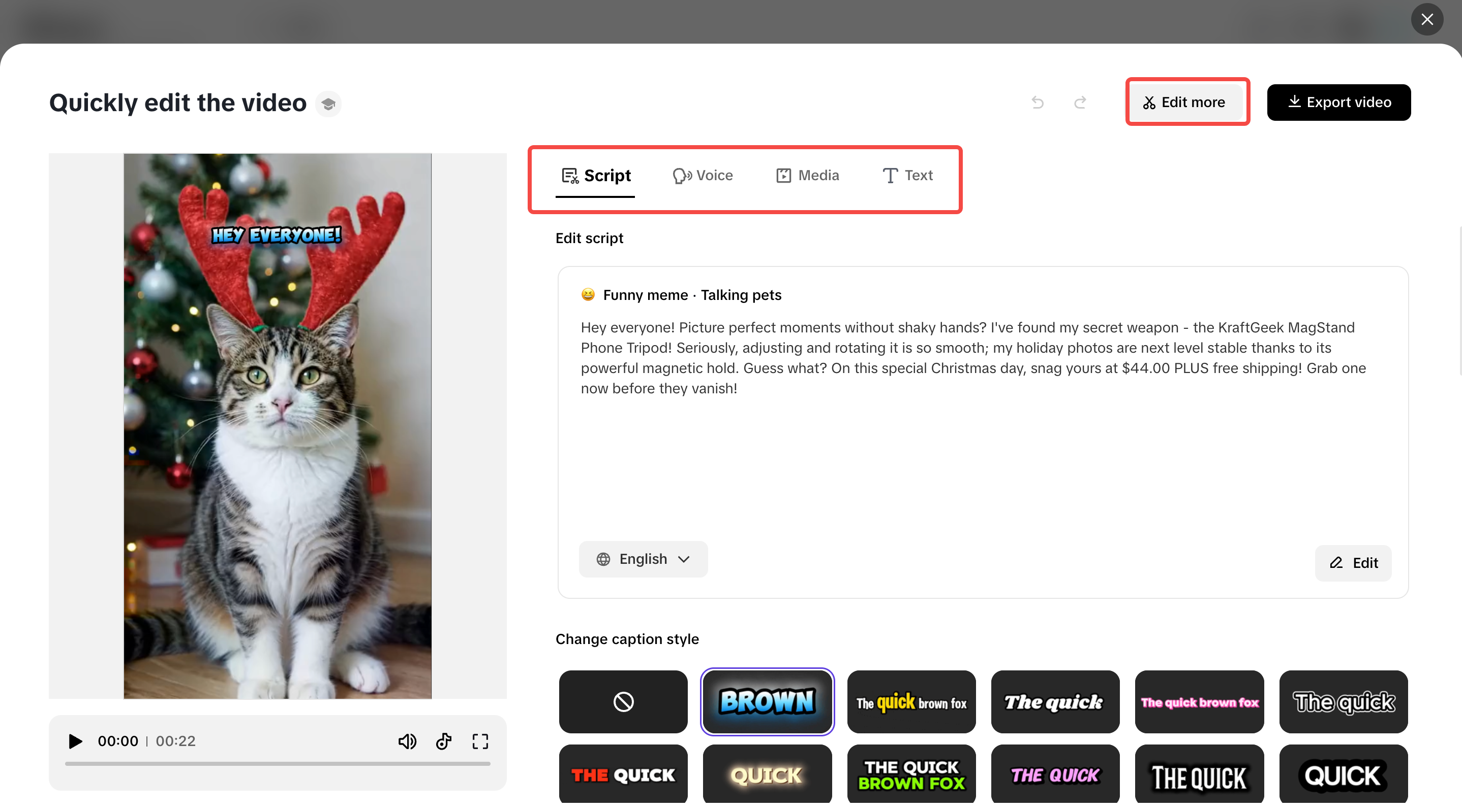 Edite e refine seu vídeo