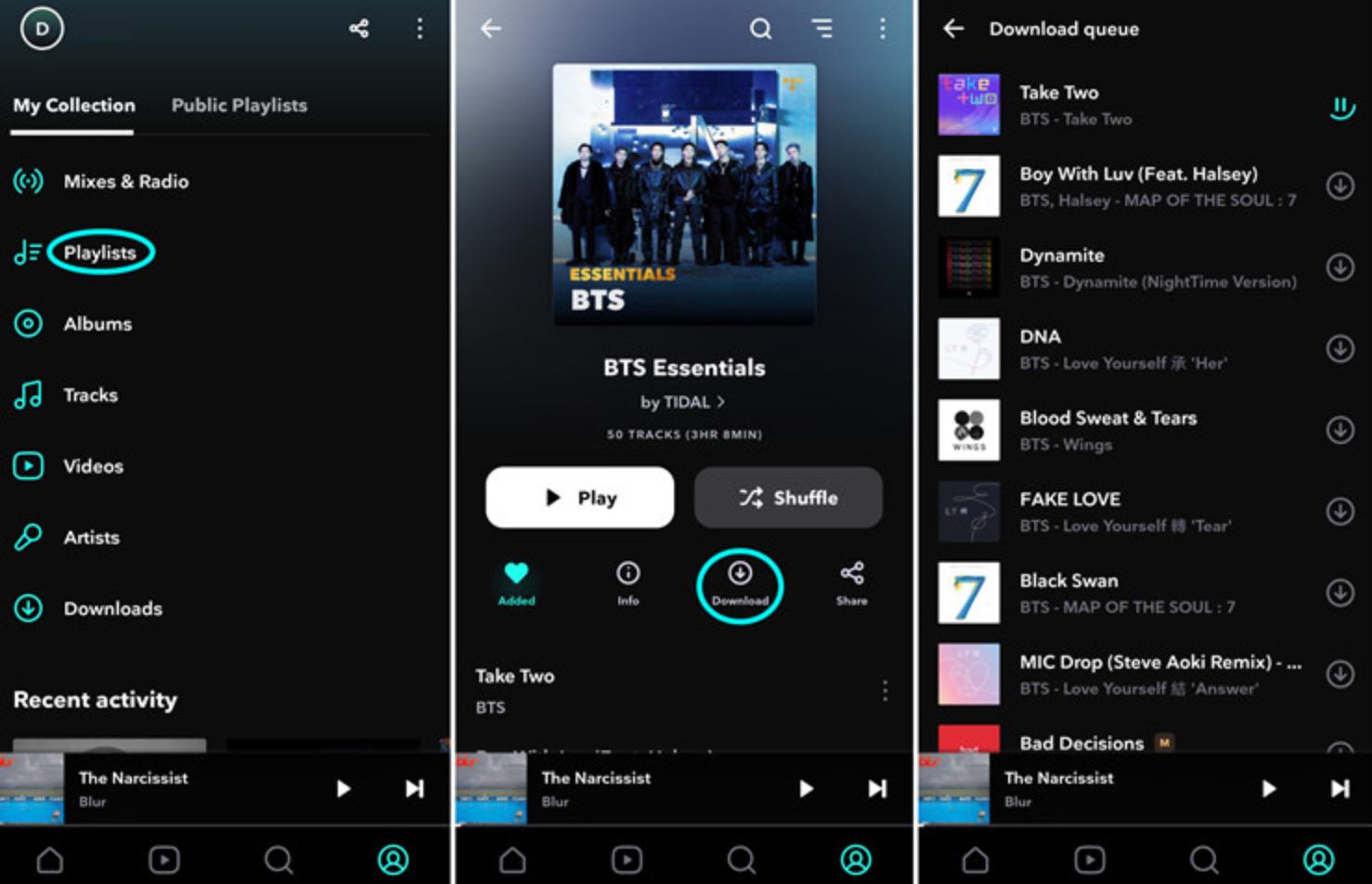 A quick way to share Tidal Rewind on other social media platforms