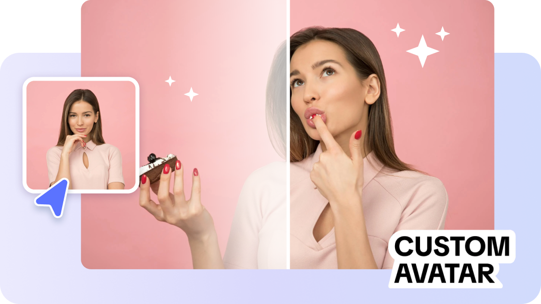 Pasadyang mga AI avatar para sa branding