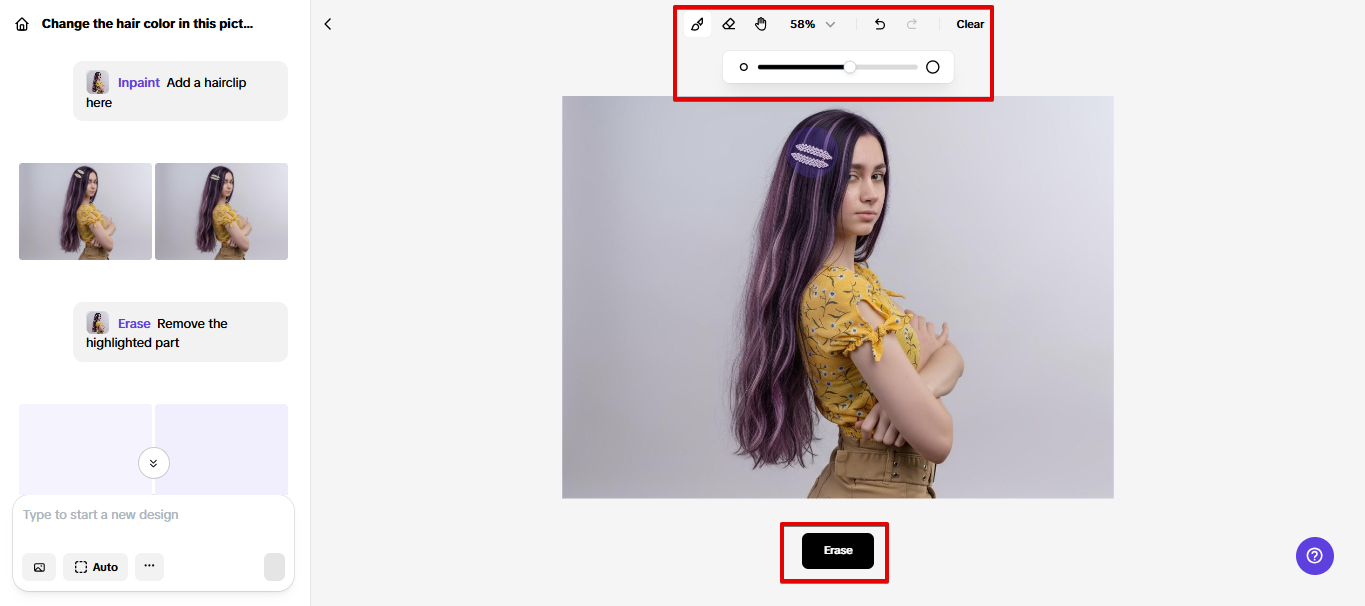 Erasing unnecesary elements from picture