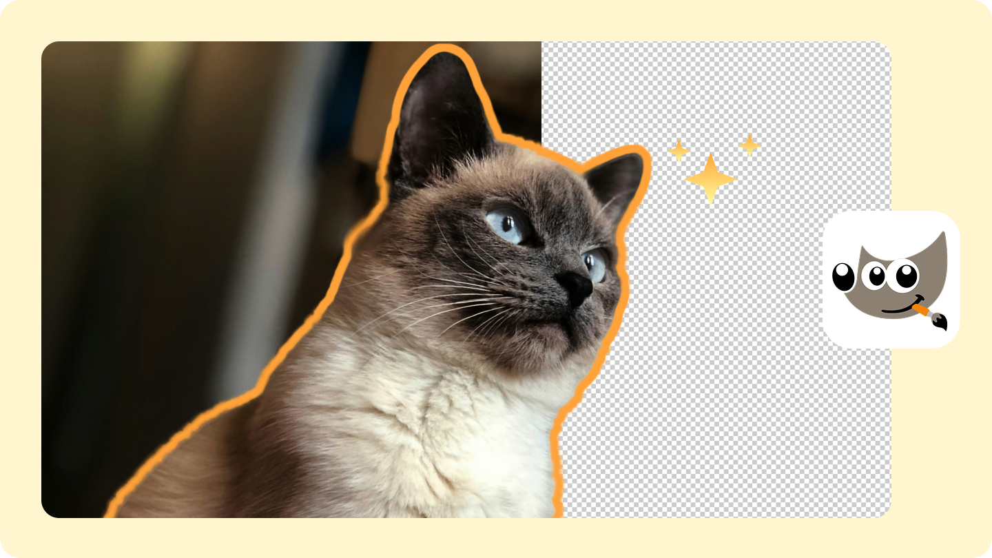 GIMP: видалення фону