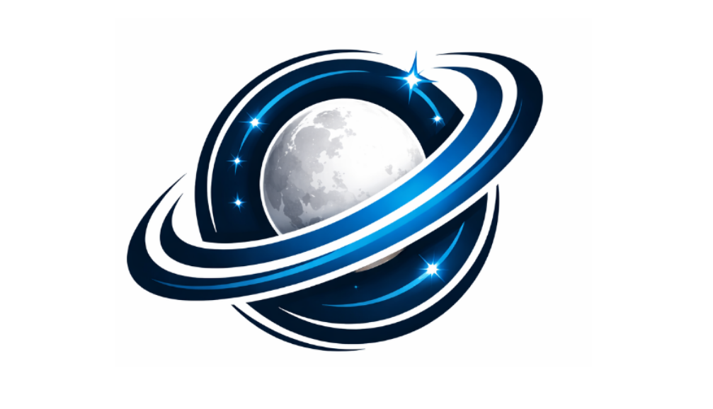 달 궤도 배지 로고 디자인