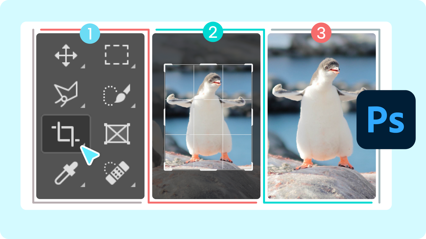 Wie man in Photoshop schneidet