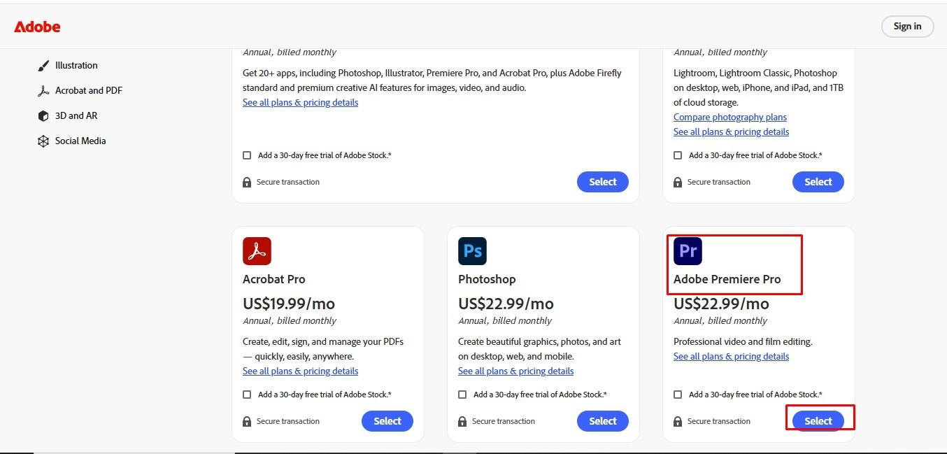 Beli Adobe Premium Pro
