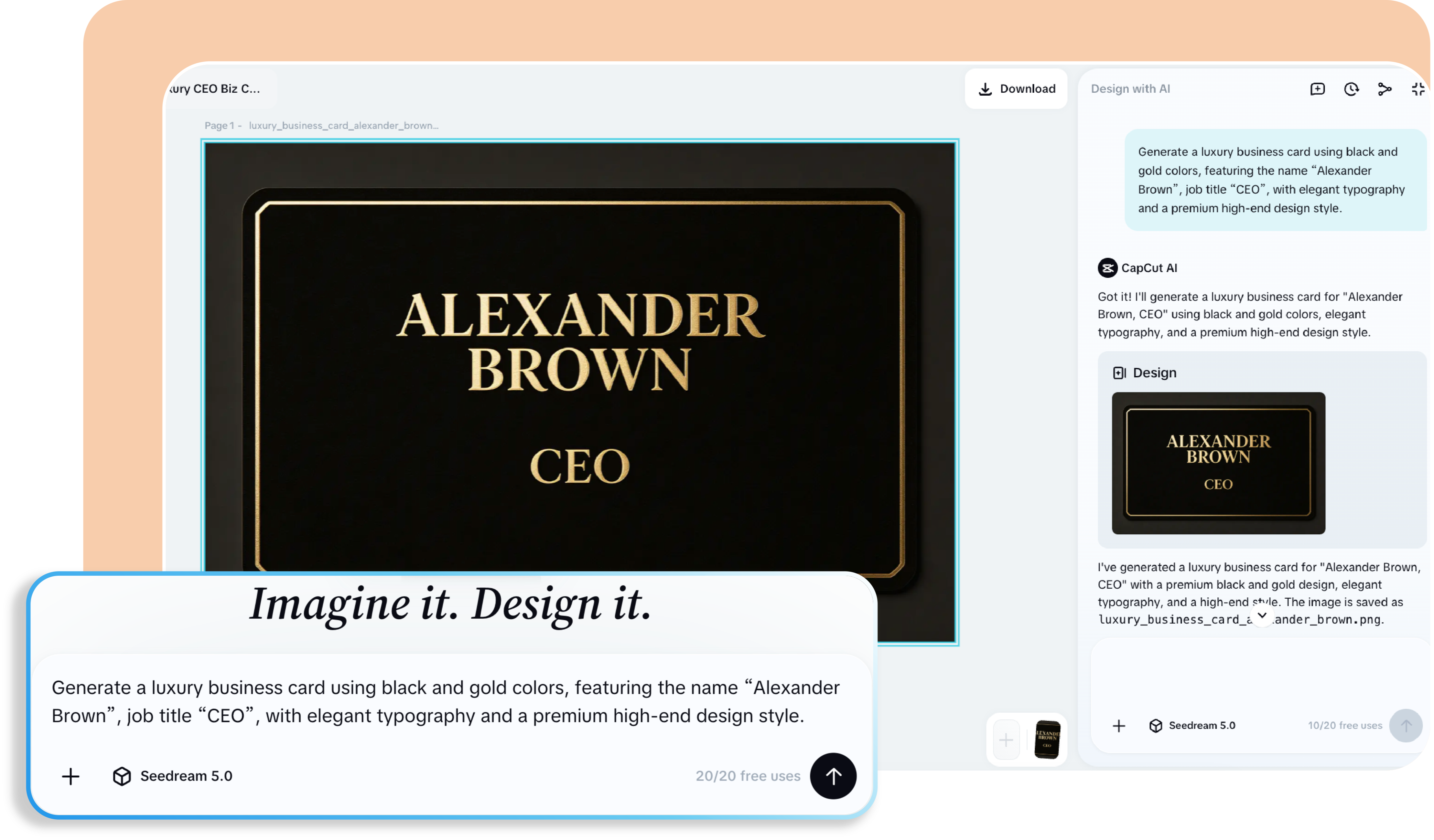 Generate Your Business Card