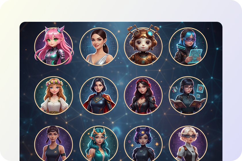 อวตารแฟน AI สำหรับโซเชียล