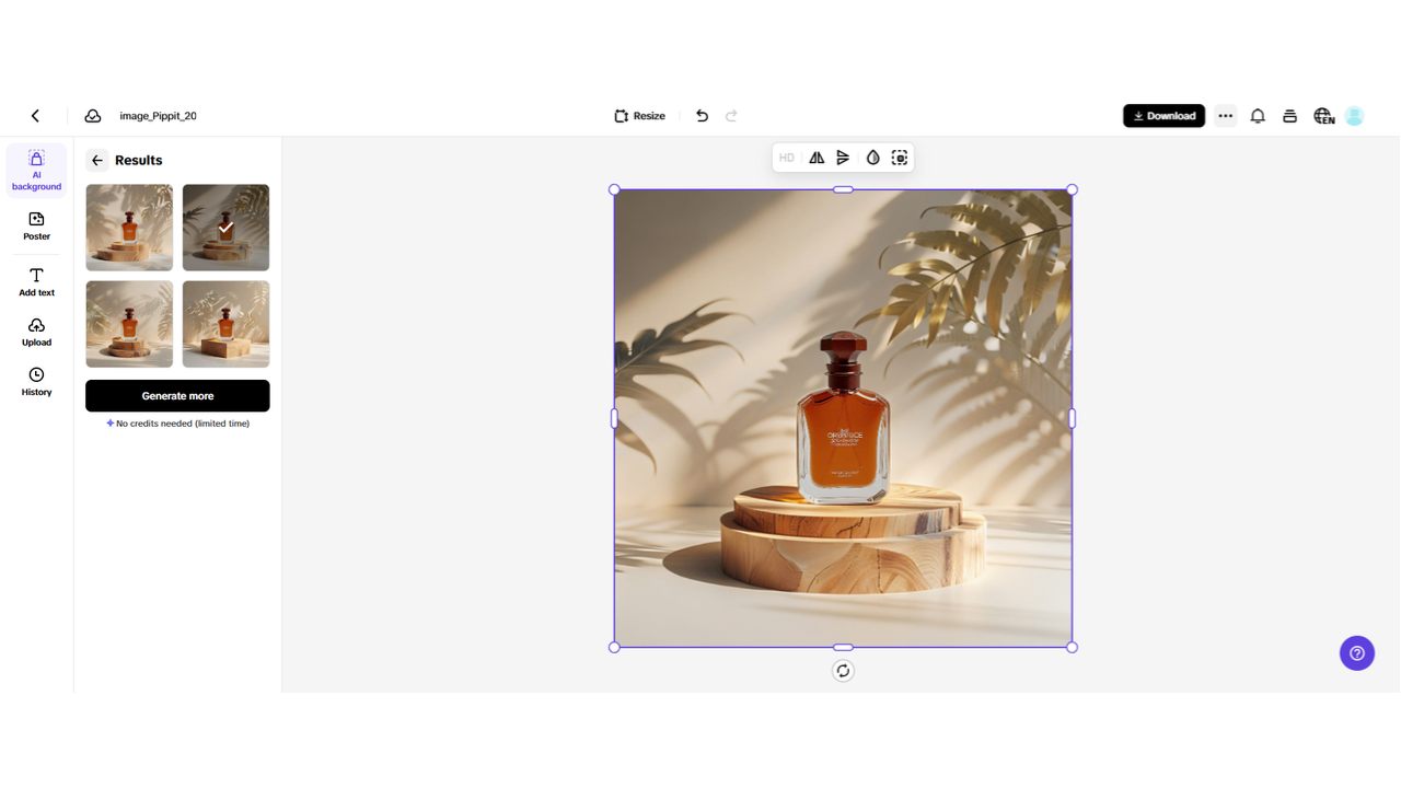 Custom background replacement