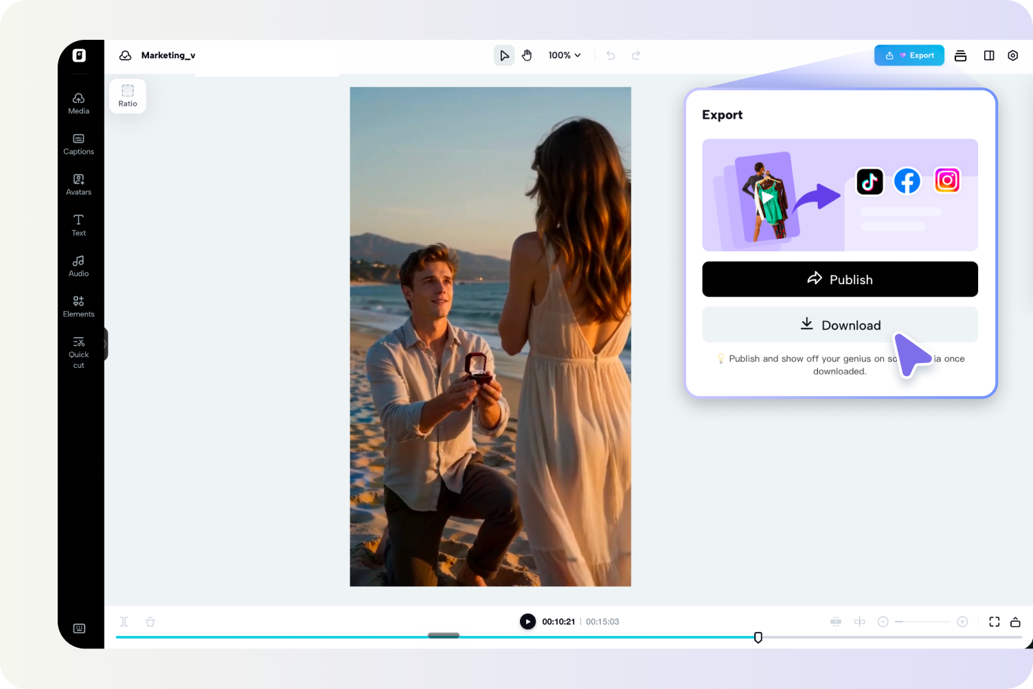 Step 3: Export or Share Your Proposal