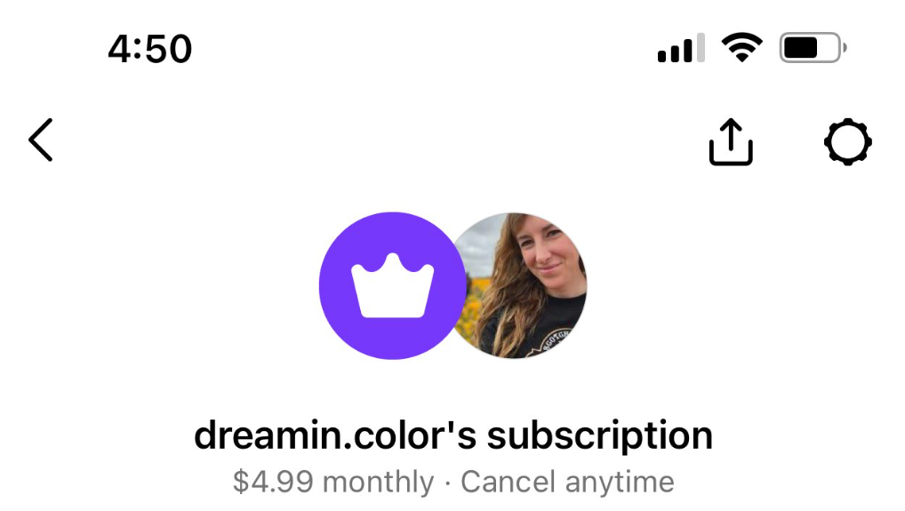 Offering paid subscriptions