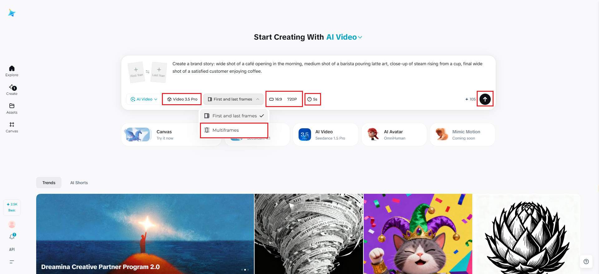 Generate your video