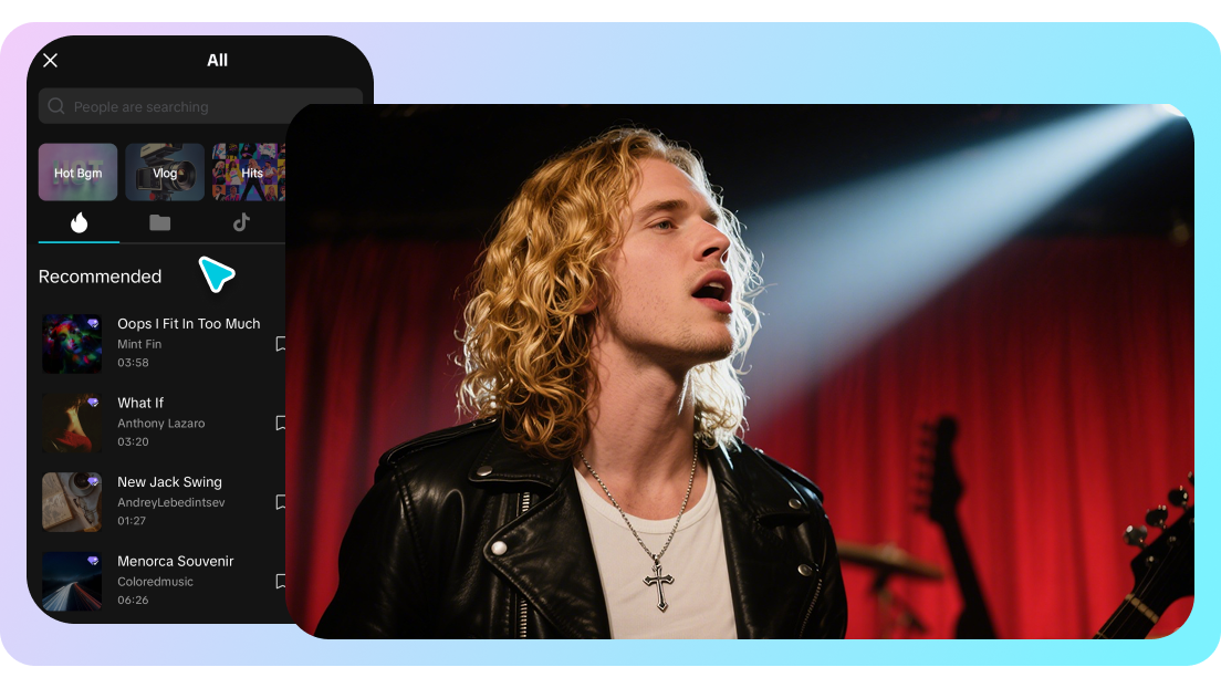 Create videos with custom lyrics