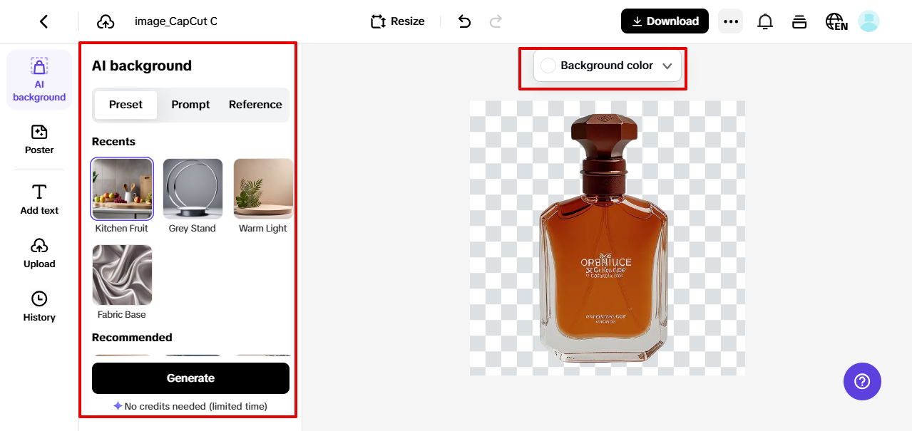 creating product images