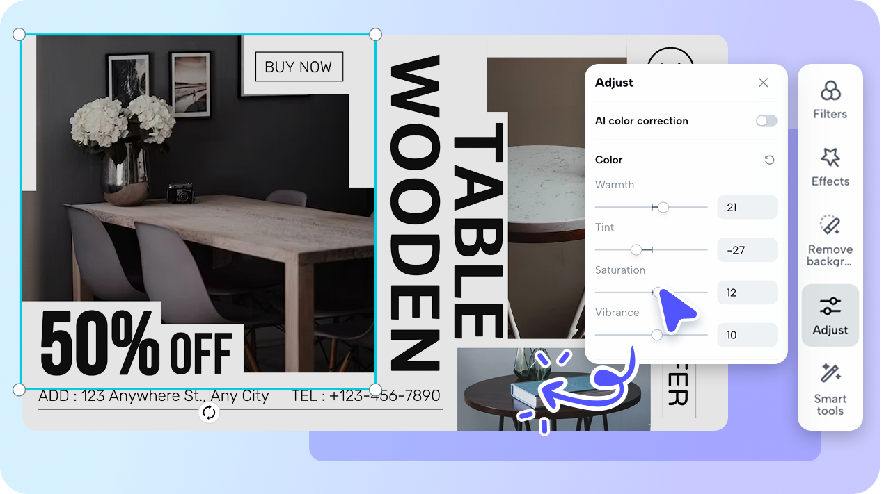 creating pitch deck in Pippit