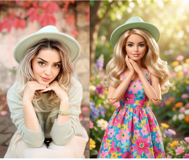 AI Barbie filters online