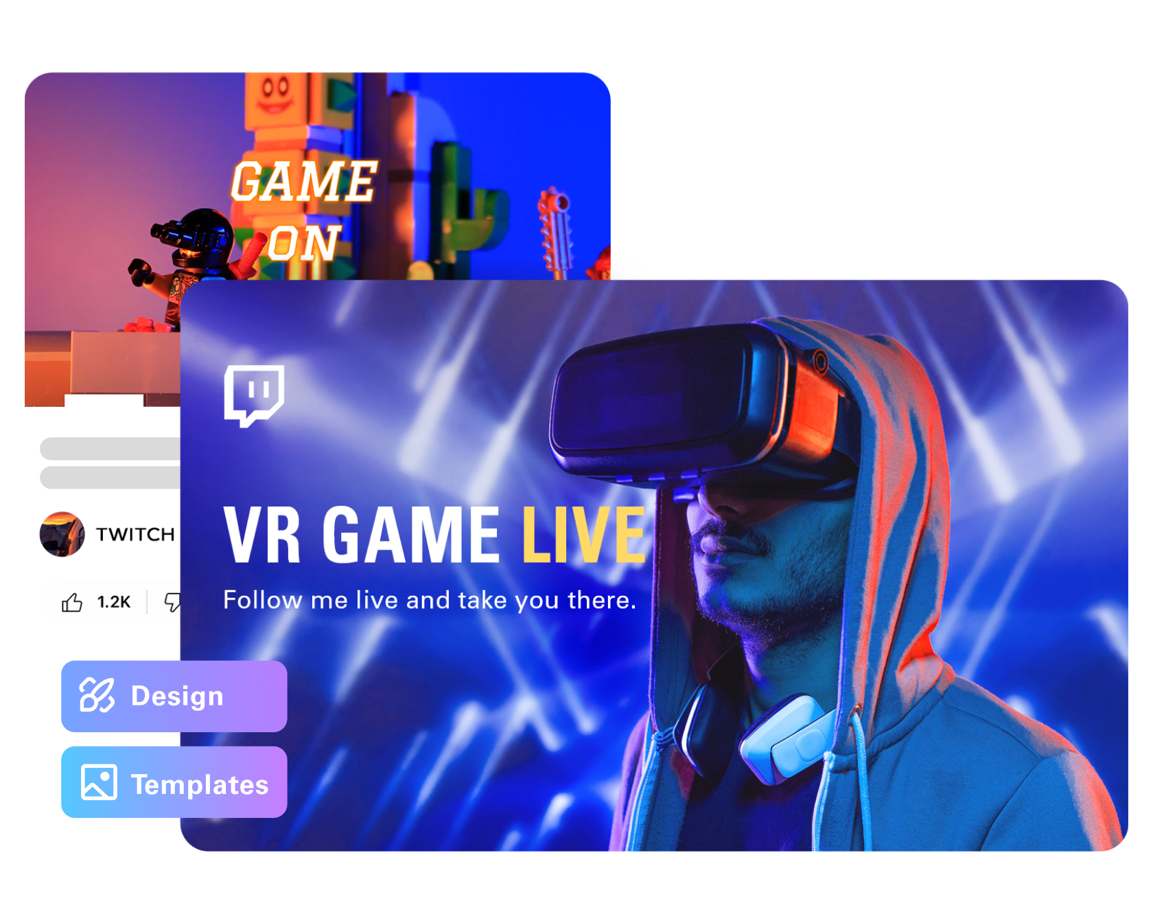 бесплатный создатель логотипа Twitch