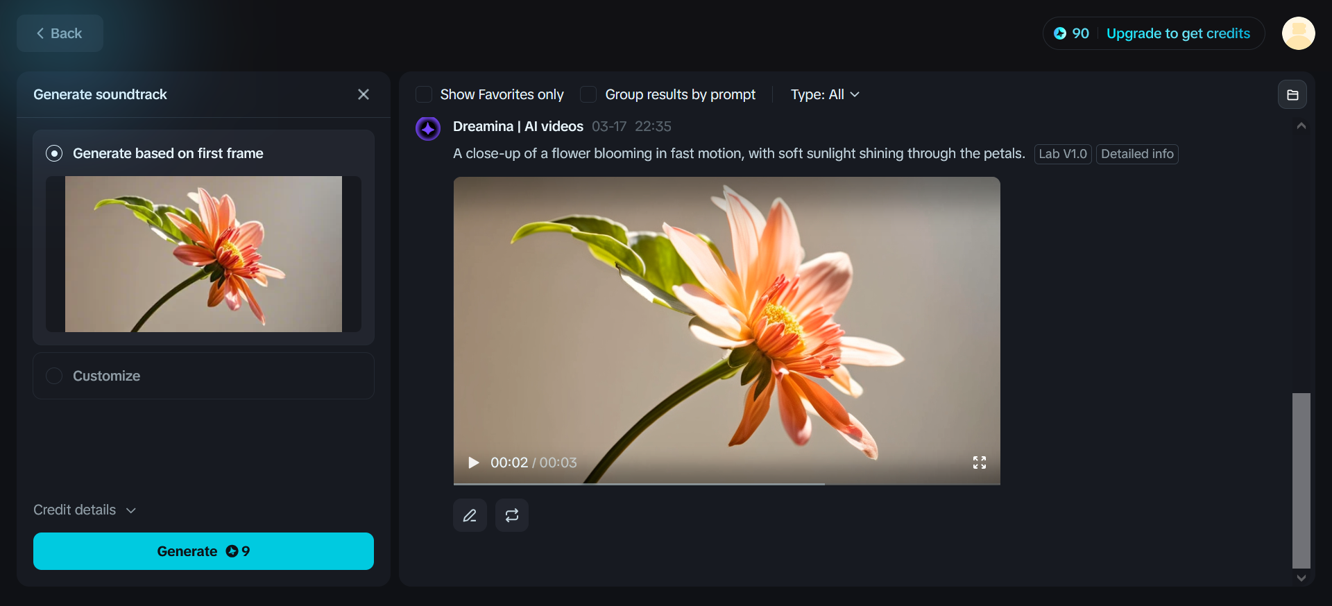 Animação de texto em vídeo