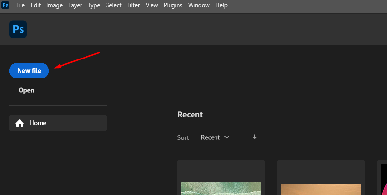 Prepare your photo in a new project