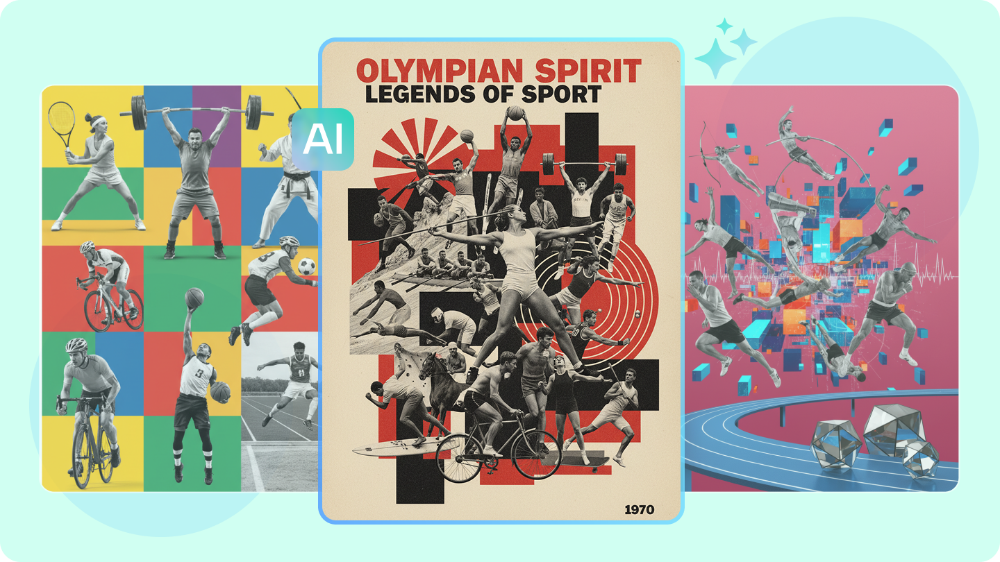 Sport Photo Collage: metodă ușoară, sfaturi și descărcări gratuite