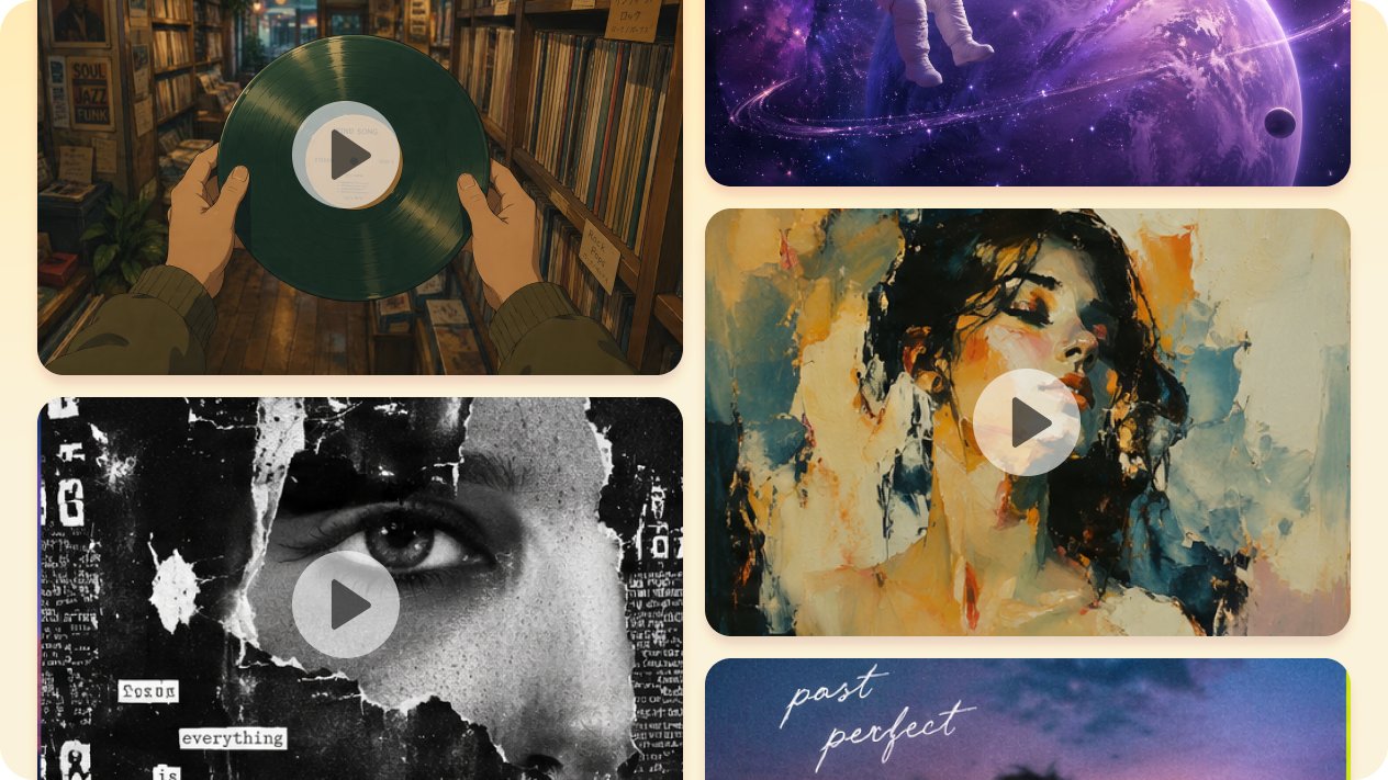 Khám phá nhiều ý tưởng Spotify Canvas với AI Agent