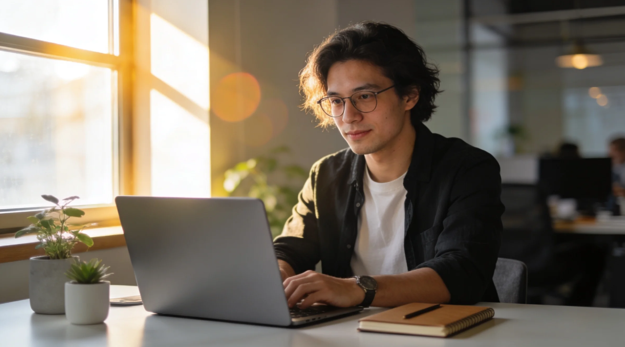 Prompt pentru o fotografie creativă profesională LinkedIn