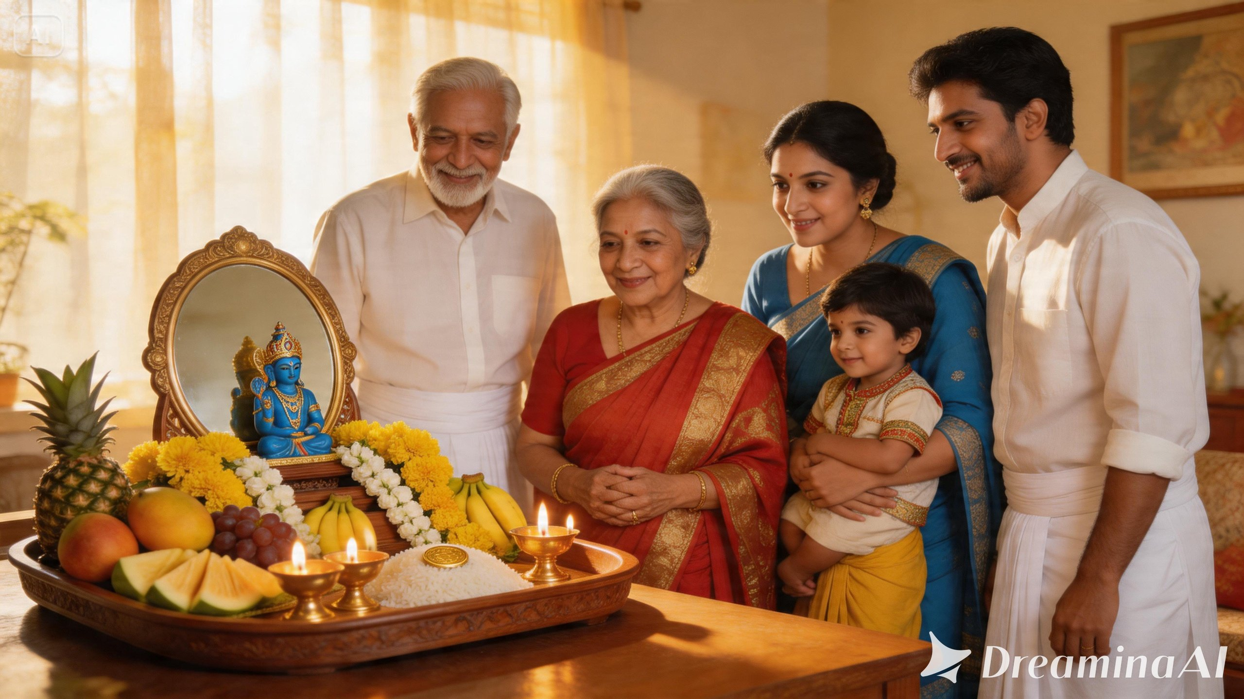 Crea auténticos looks de Vishu con Listo para usar