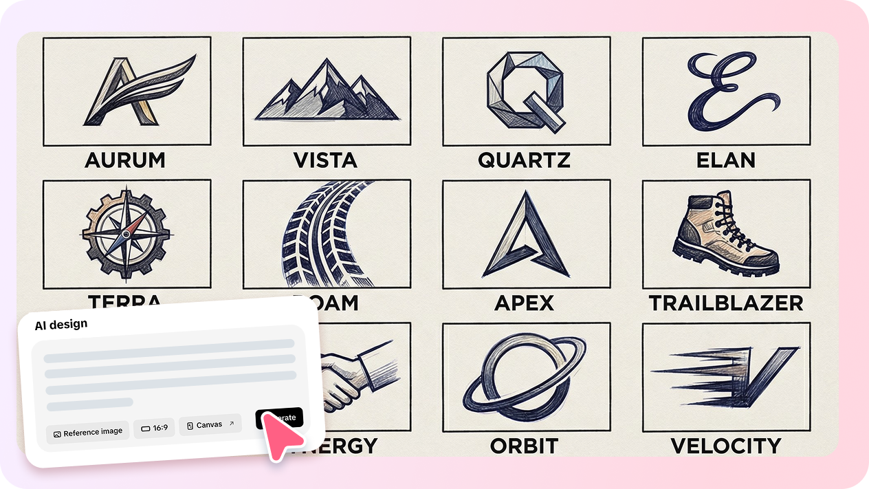 AI design interface