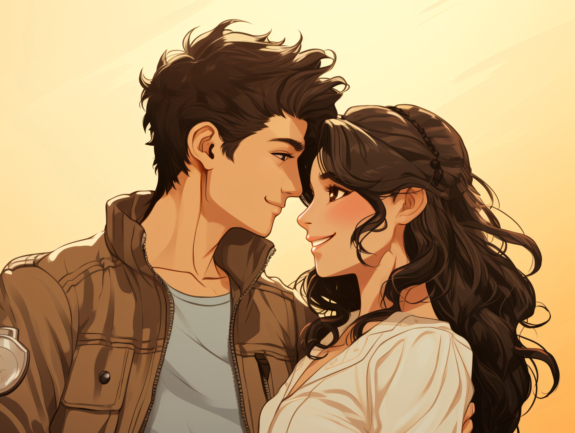 Cartoon style visual