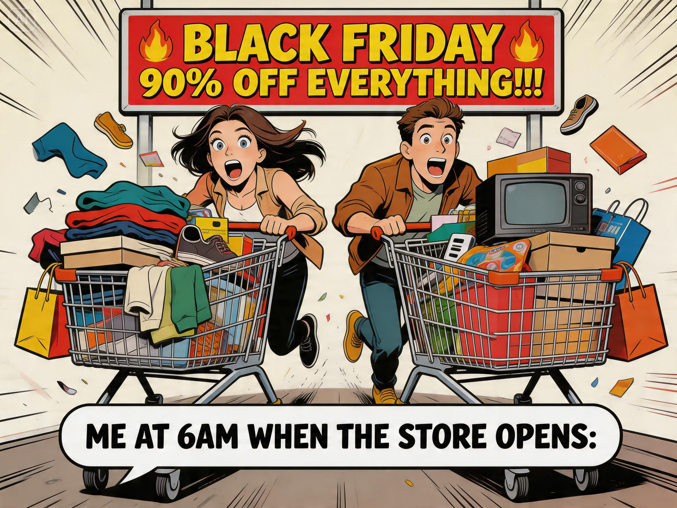 Aufforderung für ein Black Friday-Verkaufsmemo