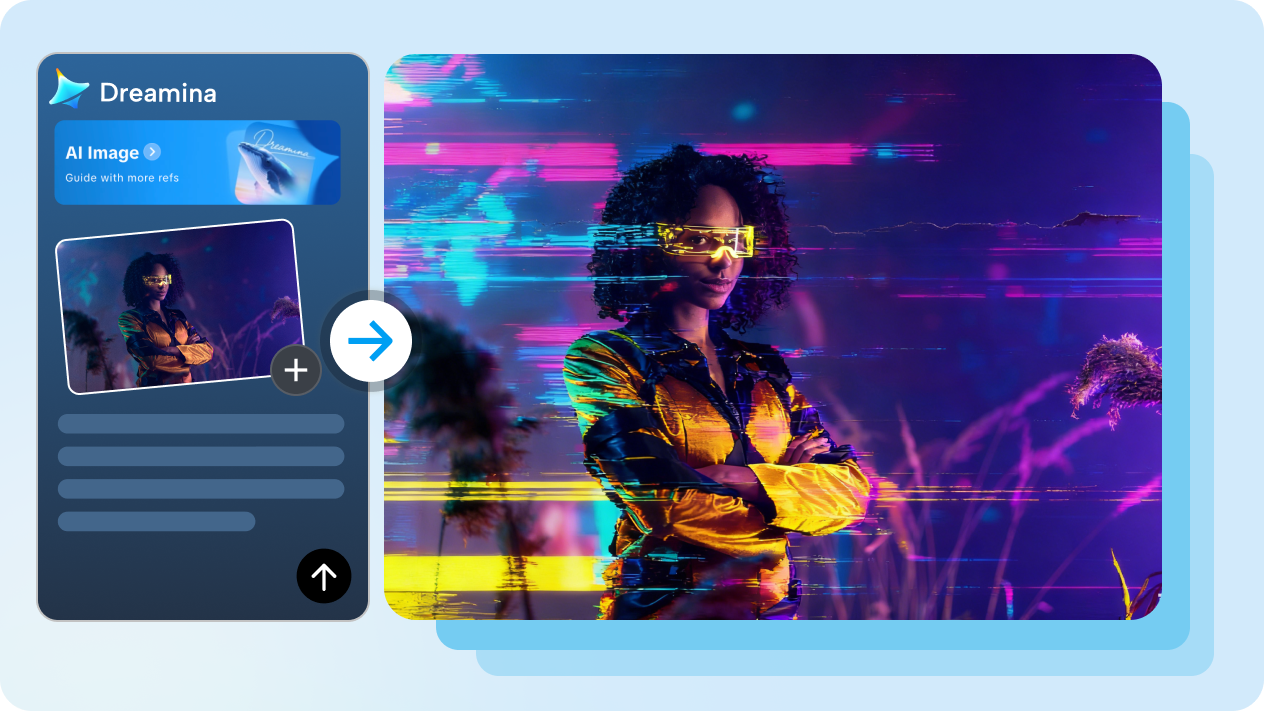 Generați artă glitch din solicitări de text