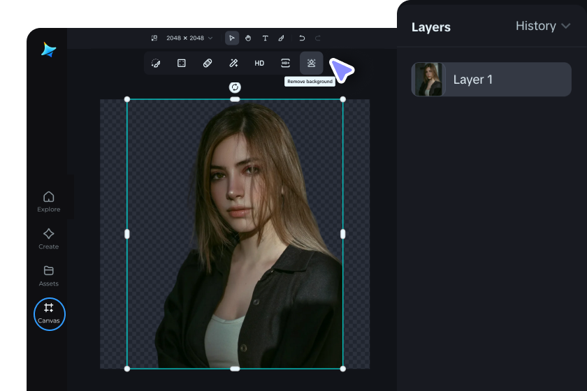 supprimer l'arrière-plan