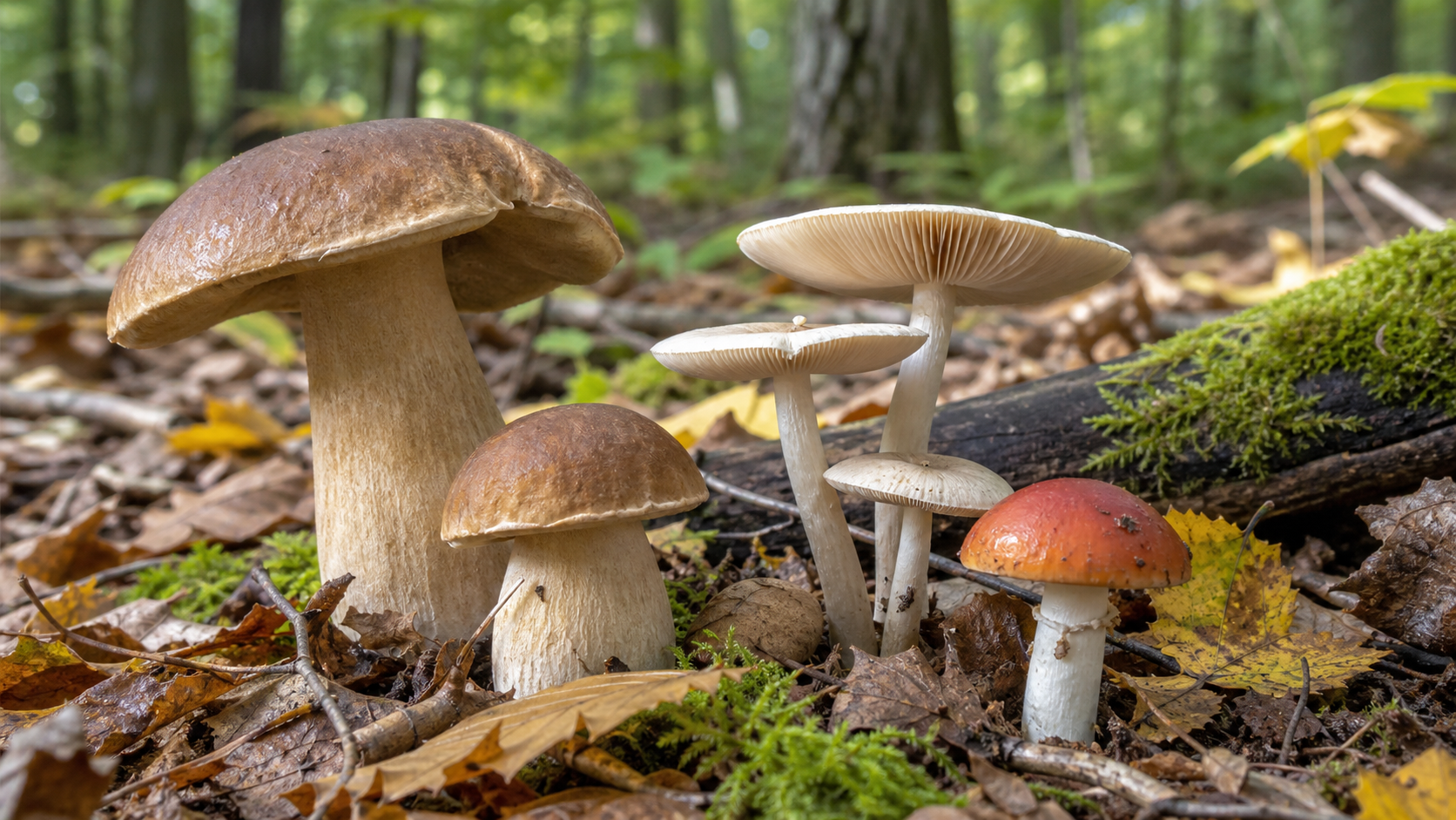 Mushroom Identifier AI Tool example created for Dreamina