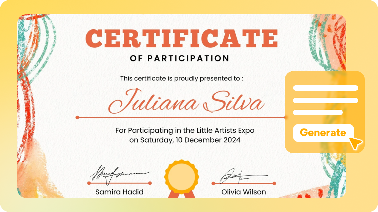 online certificate from text