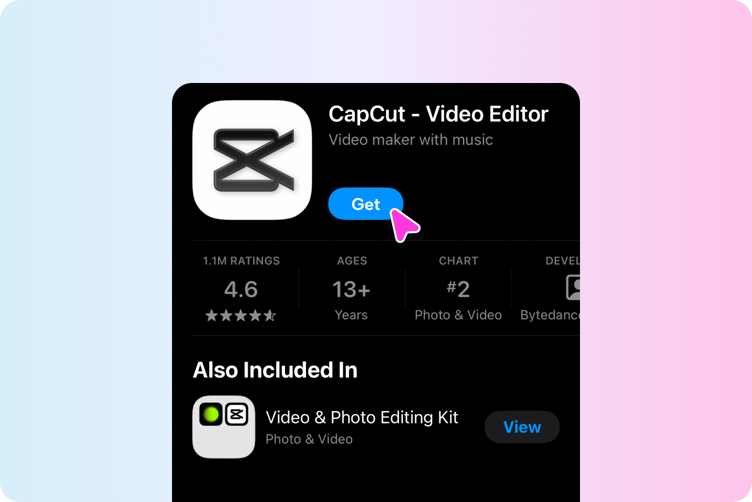 install the CapCut App