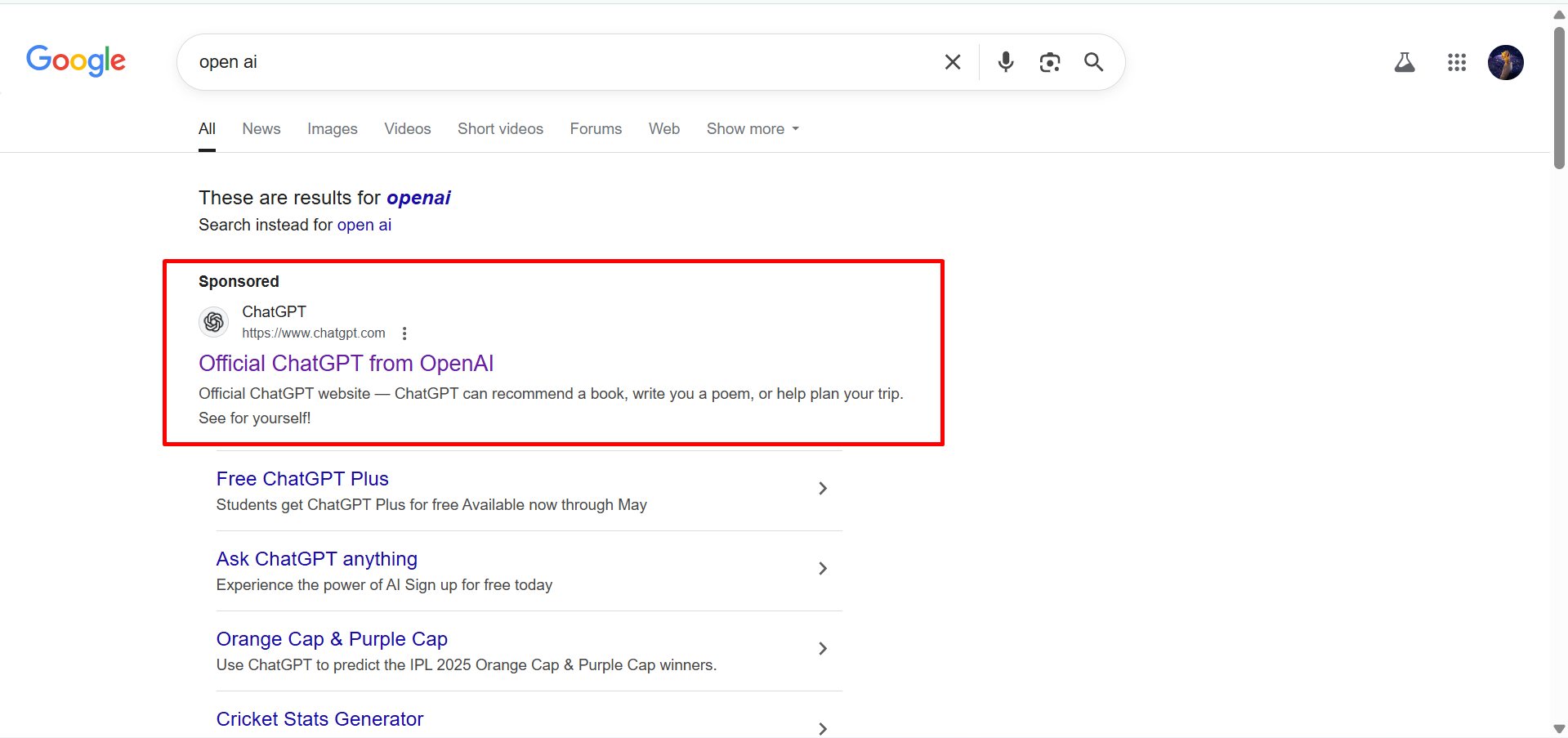 ไปที่เว็บไซต์ของ OpenAI หรือ ChatGPT