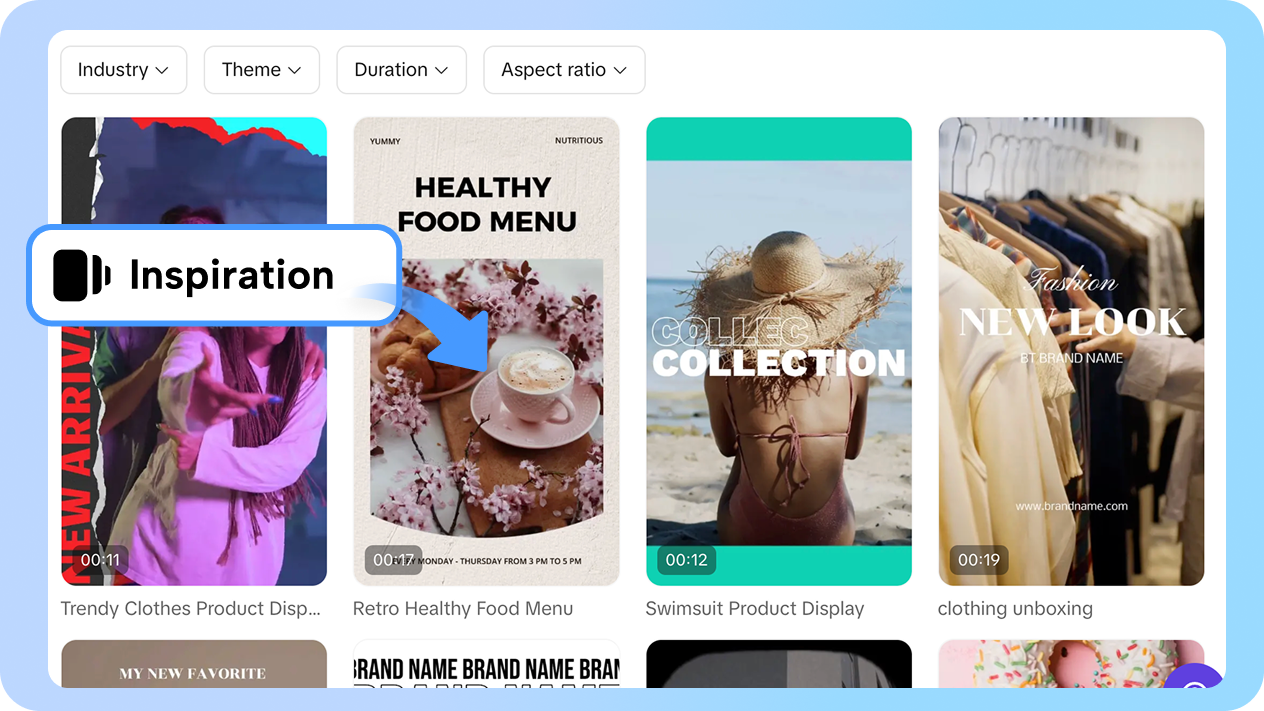Personalizable templates & custom video styles