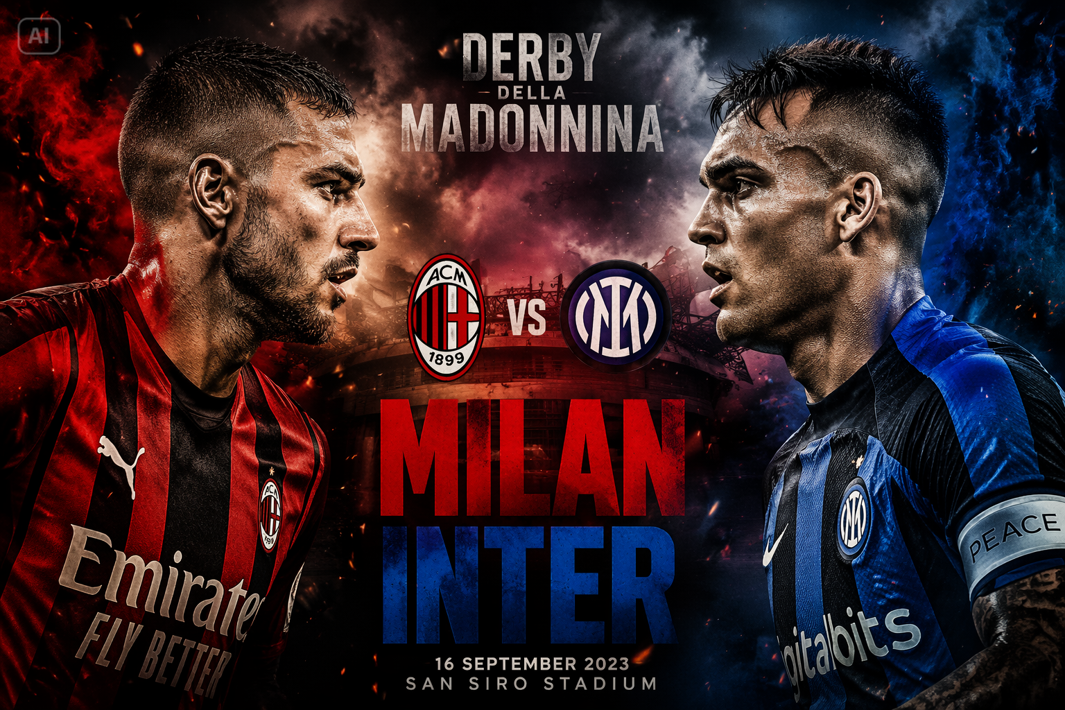 AI football player poster prompts features