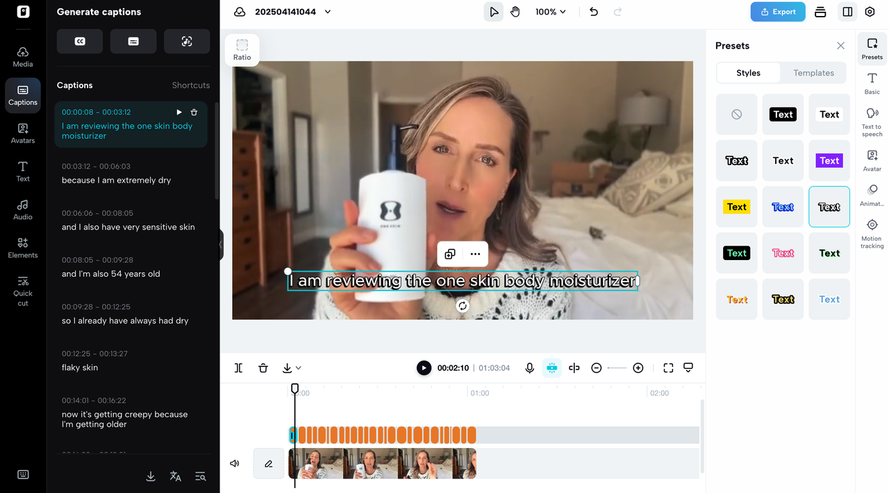 Personalize subtitle fonts to match your brand’s style