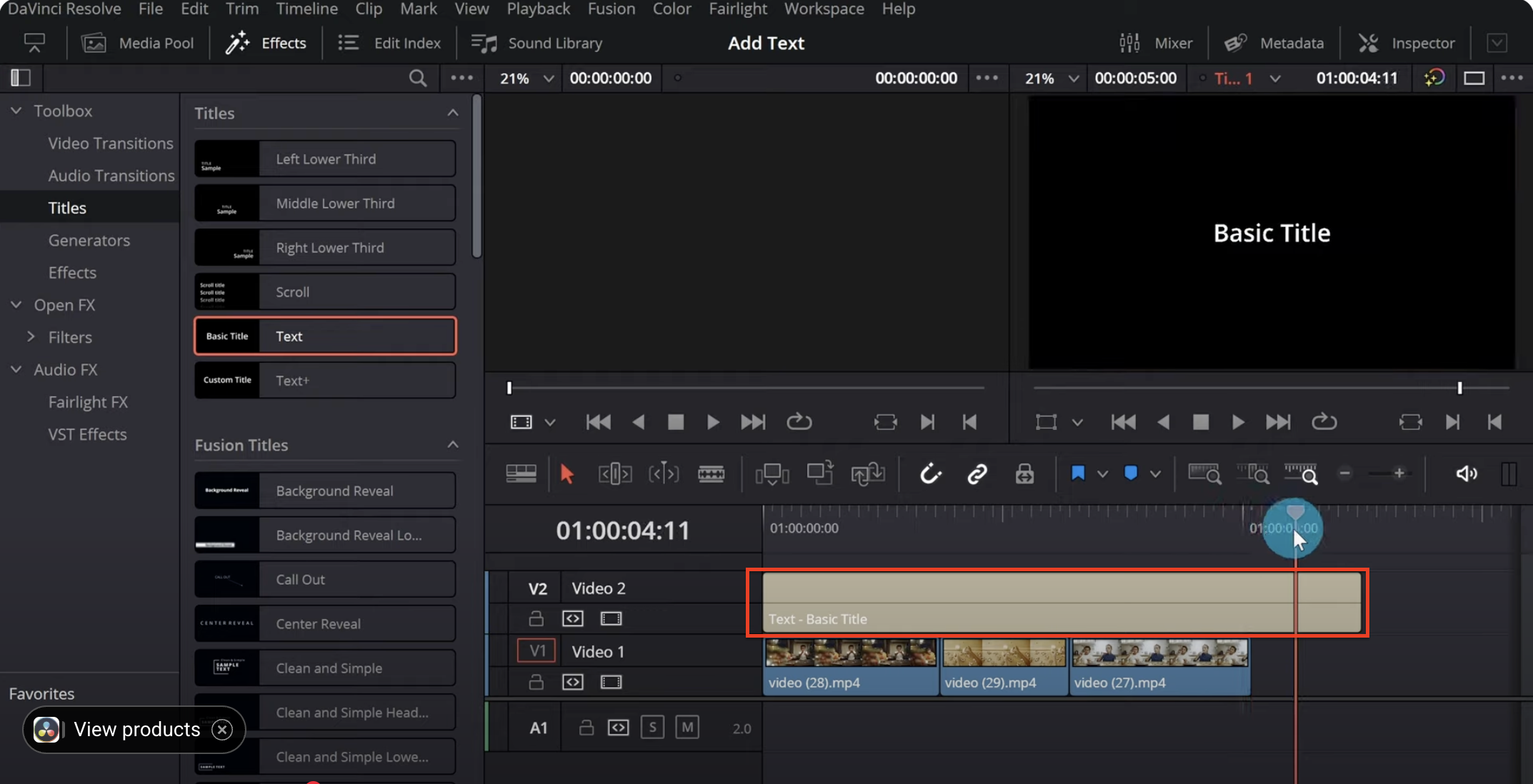 text clip to increase or decrease duration